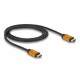 Кабел Delock High Speed, HDMI мъжко - HDMI мъжко, 48 Gbit/s, 8K 60 Hz, 1 м, DELOCK-85727