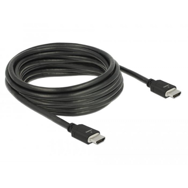 Кабел Delock Ultra High Speed HDMI - HDMI-A мъжко, 48 Gbps, 8K 60 Hz, 5 m, DELOCK-85296