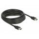 Кабел Delock Ultra High Speed HDMI - HDMI-A мъжко, 48 Gbps, 8K 60 Hz, 5 m, DELOCK-85296