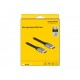 Кабел Delock Ultra High Speed, HDMI мъжко - HDMI мъжко, 48 Gbit/s, 8K 60 Hz, 2 м, Сив, DELOCK-83996