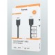 Кабел HAMA High-Speed, HDMI мъжко - HDMI мъжко, 4K, 3м, 18Gbit/s, Ethernet, Eкраниран, Черен, HAMA-205006