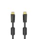 Кабел HAMA High-speed, HDMI мъжко - HDMI мъжко, 4K, 10.2GB/s, Ethernet, 15 м, Позл. конектори, 2
