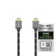 Кабел HAMA Ultra HD, HDMI мъжко - HDMI мъжко, 8K, 48GB/s,метал, 3 м, Позл. конектори, Ethernet