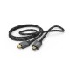Кабел HAMA Ultra HD, HDMI мъжко - HDMI мъжко, 8K, 48GB/s,метал, 3 м, Позл. конектори, Ethernet