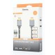 Кабел HAMA Ultra HD, HDMI мъжко - HDMI мъжко, 8K, 48GB/s,метал, 3 м, Позл. конектори, Ethernet