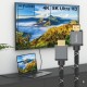 Кабел HAMA Ultra HD, HDMI мъжко - HDMI мъжко, 8K, 48GB/s,метал, 3 м, Позл. конектори, Ethernet