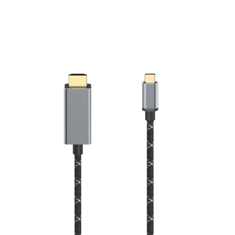 Кабел USB-C мъжко - HDMI мъжко, Ultra-HD 8K@60Hz, 1.5м, HAMA-200509