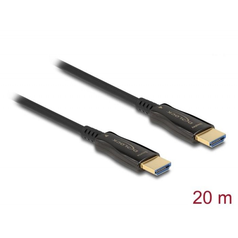 Оптичен кабел Delock, HDMI 8K, 60 Hz, 20 m, DELOCK-84038