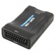 Видео конвертор Estillo ASK-ST001, Scart женско - HDMI женско, Черен, EST-HDMI-SCART