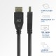 ACT Кабел Display port 2.1 мъжко-мъжко,8К@60Hz,4k@240Hz, 1м, черен, EWENT-ACT-CAB-AK4081