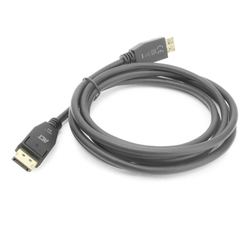 ACT Кабел Display port 2.1 мъжко-мъжко,8К@60Hz,4k@240Hz, 1м, черен, EWENT-ACT-CAB-AK4081