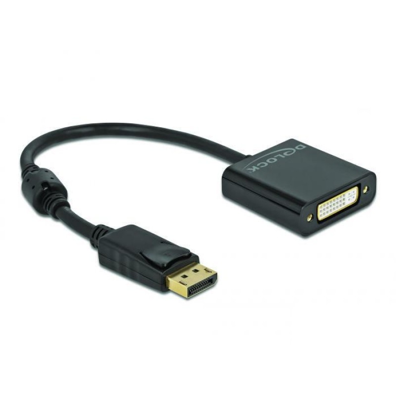 Адаптер Delock 63482 DisplayPort мъжко - DVI женско, DELOCK-63482