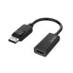 Адаптер HAMA, DisplayPort мъжко - HDMI женско, Ultra HD, 4K, Черен, HAMA-200335