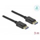 Кабел Delock DisplayPort 2.0 мъжко - DisplayPort мъжко, 3.0м, 10K, Черен, DELOCK-80263