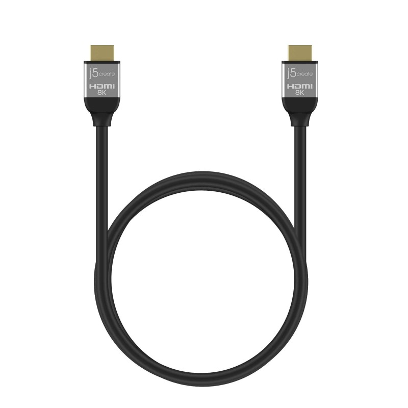 Кабел j5create JDC53, HDMI мъжко - HDMI мъжко, 8K, 48 Gbps, 2 m, J5-JDC53
