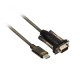 Конвертор ACT AC6002, USB-C мъжко - RS232 мъжко, 9 pin, 1.5 м, Черен-EWENT-ACT-AC6002