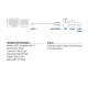 Конвертор ACT AC6002, USB-C мъжко - RS232 мъжко, 9 pin, 1.5 м, Черен-EWENT-ACT-AC6002
