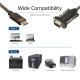 Конвертор ACT AC6002, USB-C мъжко - RS232 мъжко, 9 pin, 1.5 м, Черен-EWENT-ACT-AC6002