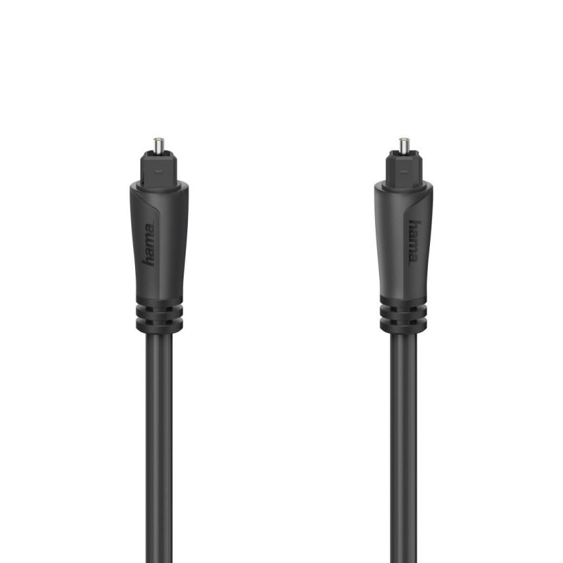 Аудио оптичен кабел Hama ODT plug (Toslink), 3.0 m, Черен, HAMA-205135