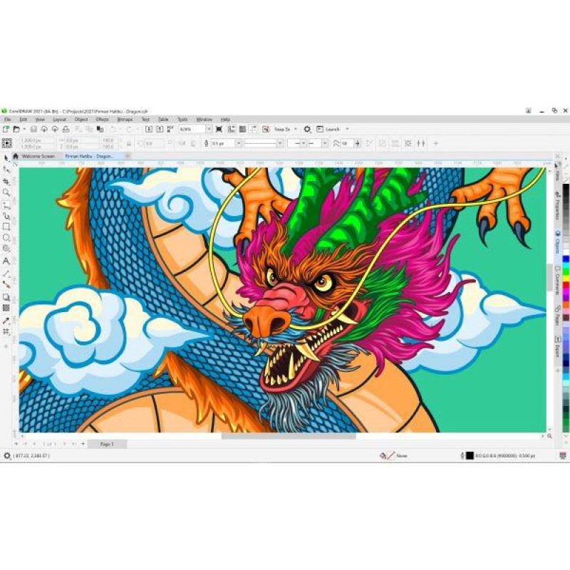 Софтуер CorelDRAW Graphics Suite Enterprise License (incl. 1 Yr CorelSure Maintenance)(1-4), FS-SOFT-COREL-DRGSE14
