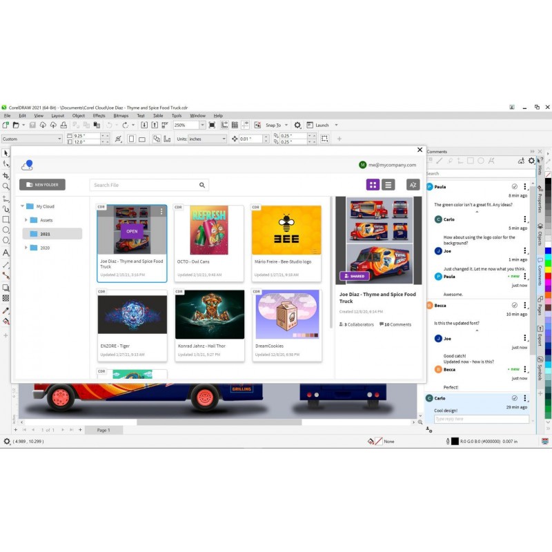 Софтуер CorelDRAW Graphics Suite Enterprise License (incl. 1 Yr CorelSure Maintenance)(1-4), FS-SOFT-COREL-DRGSE14