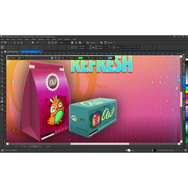 Софтуер CorelDRAW Graphics Suite Enterprise License (incl. 1 Yr CorelSure Maintenance)(1-4), FS-SOFT-COREL-DRGSE14